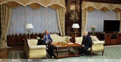 Aleksandr Lukashenko - Lukashenko meets with Russia's Central Bank governor - udf.by - Belarus - Russia - city Minsk