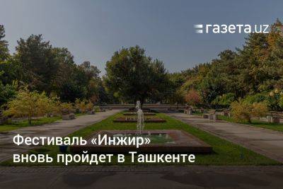Фестиваль «Инжир» вновь пройдёт в Ташкенте