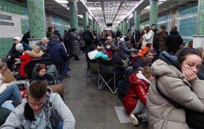 Стало известно, сколько киевлян прятались в метро во время ракетной атаки