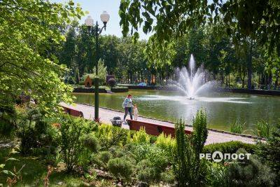 Андрей Кравченко - Озеро в Центральном парке Харькова почти наполнили: рыбы выжили (фото, видео) - objectiv.tv