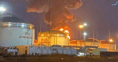 Пожар на нефтебазе в Краснодарском крае РФ: в атаке участвовали два дрона, – СМИ