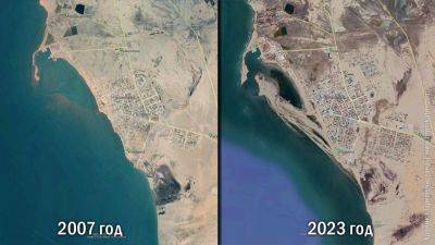 Каспий быстро мелеет. Прибрежный ранее Хазар теперь находится в сотнях метров от моря