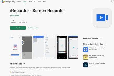 Популярное приложение iRecorder для записи экрана на Android тайно начало шпионить за пользователями - itc.ua - Украина