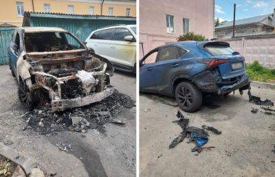 В Ржеве ночью сгорели две машины, жители предполагают поджог