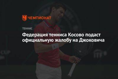 Федерация тенниса Косова подаст официальную жалобу на Джоковича