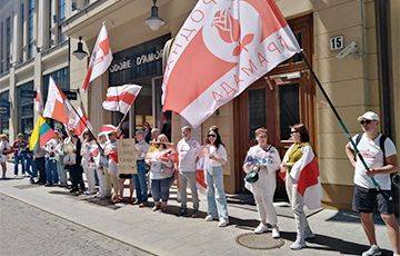 Николай Статкевич - В Вильнюсе прошла акция солидарности с белорусскими политзаключенными - charter97.org - Белоруссия - Литва - Вильнюс