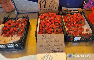 В Минске белорусская клубника уже дешевле 10 рублей