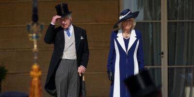 Накануне коронации. Король Чарльз и королева Камилла устроили прием в саду Букингемского дворца