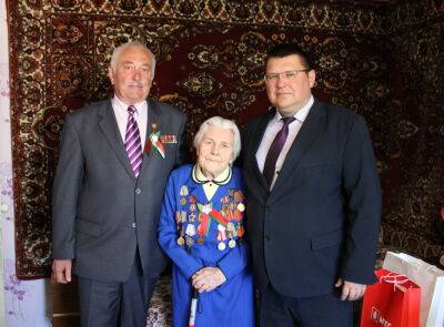 Ветерана Великой Отечественной войны Матрену Проскурину поздравили в преддверии Дня Победы