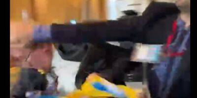 Украинский нардеп подрался с россиянином на саммите в Анкаре из-за флага Украины — видео