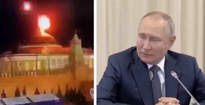 Удар беспилотника по Кремлю: эксперт заметил интересную деталь в видео со взрывом