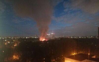 В Москве очередной пожар: пылает админздание