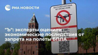 "Ъ": запрет на полеты беспилотников в России может отбросить отрасль на пять лет назад