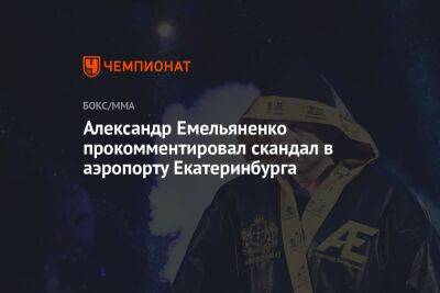 Александр Емельяненко прокомментировал скандал в аэропорту Екатеринбурга
