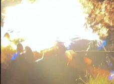 "Понарывали чепухи в нашей земле": На Луганщине партизаны подожгли блиндажи оккупантов - видео