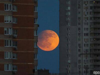 Украинцы смогли наблюдать первое лунное затмение в 2023 году. Фото