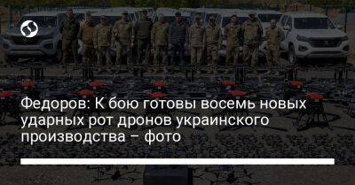 Федоров: К бою готовы восемь новых ударных рот дронов украинского производства – фото