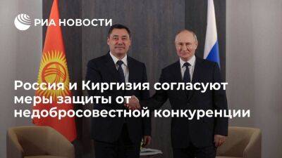 Россия и Киргизия готовы к согласованным мерам защиты от недобросовестной конкуренции