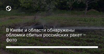 В Киеве и области обнаружены обломки сбитых российских ракет – фото
