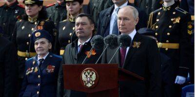Диктатор совсем никакой. Путин на 9 мая выступил с нудной речью, повторив свои любимые фантазии о Западе и Украине