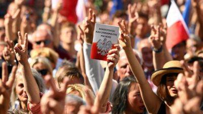 Анджей Дуды - Politico: Польшу может охватить гражданская война из-за закона о "влиянии России" - obzor.lt - Россия - Польша - Протесты