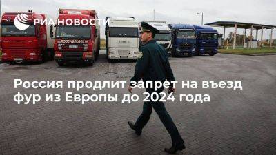 Россия продлит запрет на въезд фур из Евросоюза, Британии, Норвегии и Украины до 2024 года