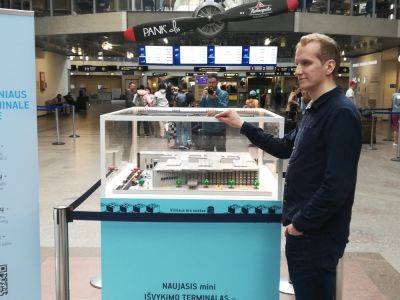 Lego - В Вильнюсском аэропорту в рекордно короткие сроки построили новый мини-терминал вылета - obzor.lt - Литва - Вильнюс