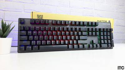 Обзор Hator Starfall RGB: доступная игровая механическая клавиатура с обновленными переключателями и клавишами с украинским шрифтом