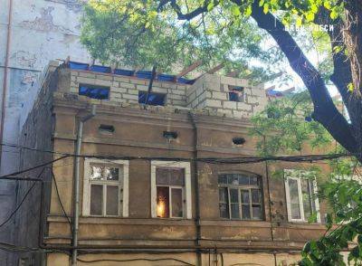 В Одессе в центре города владелец квартиры решил достроить себе целый этаж | Новости Одессы