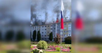 Обстрел Белгородской области: в Шебекино горит общежитие, город обесточен (видео)