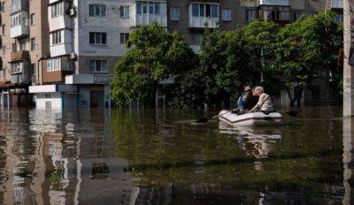 Каховская ГЭС: уровень воды в затопленных регионах падает
