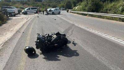5 ДТП за сутки с участием мотоциклов в Израиле: в Тель-Авиве погиб 17-летний юноша