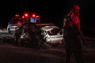 9 пострадавших в тяжелой автокатастрофе в долине Иордана
