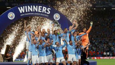 "Манчестер сити" впервые выиграл в финале Лиги чемпионов УЕФА