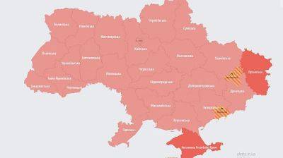 По всей Украине – воздушная тревога