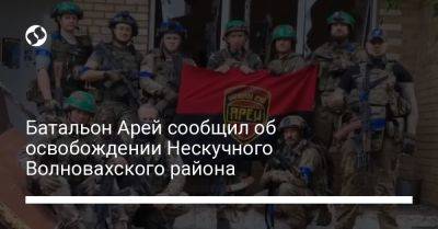 Батальон Арей сообщил об освобождении Нескучного Волновахского района