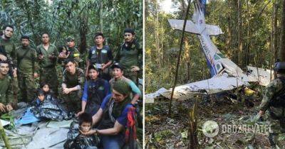 Дети в Колумбии 40 дней провели в джунглях после авиакатастрофы - фото