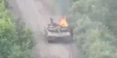 Точный удар. В Харьковской области ВСУ уничтожили российский танк Т-80 — видео