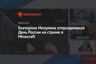 Екатерина Мизулина отпраздновала День России на стриме в Minecraft