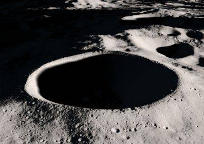 Планетолог NASA считает, что микробы могут «прятаться» в темных кратерах на Южном полюсе Луны