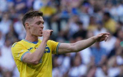 Цыганков стал лучшим игроком матча Германия - Украина по версии SofaScore