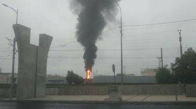 В российском Краснодаре горит нефтеперерабатывающий завод – видео