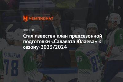 Стал известен план предсезонной подготовки «Салавата Юлаева» к сезону-2023/2024