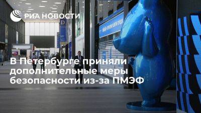 Губернатор Беглов: в Петербурге приняли дополнительные меры безопасности из-за ПМЭФ