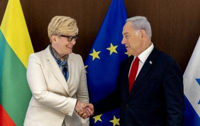Литва дорожит дружбой с Израилем, подчеркнула И. Шимоните