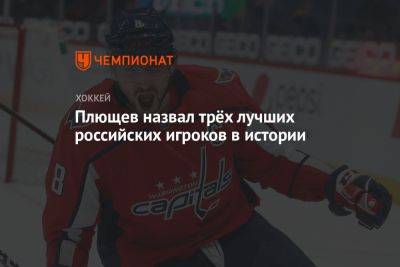 Плющев назвал трёх лучших российских игроков в истории