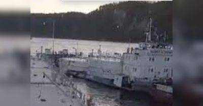 В момент столкновения капитан был пьян: в россии на реке Лена столкнулись танкеры