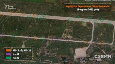 Реакция на контрнаступление: Россия перебросила на аэродром в Бердянске 20 вертолетов – "Схемы"