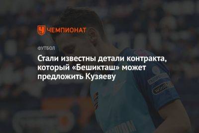 Стали известны детали контракта, который «Бешикташ» может предложить Кузяеву