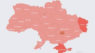 В Украине второй раз за вечер масштабная воздушная тревога